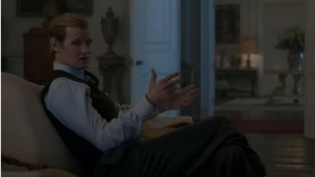 Blue Shirt worn by Philip, Duke of Edinburgh (Matt Smith) in The Crown (S03)
