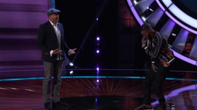 Gris denim pantalon porté par Terrence Howard sur le Beat Shazam S01E01 25 Mai 2017