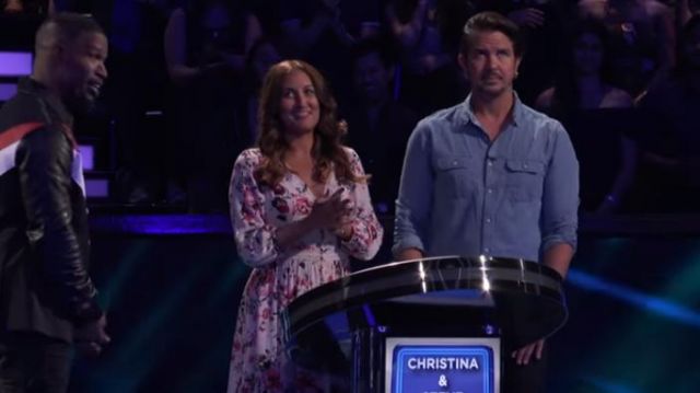 Blue denim shirt worn by Steve on Beat Shazam S01E04 June, 22 2017