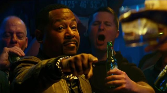 Heineken beer of detective Marcus Burnett (Martin Lawrence) in Bad Boys ...