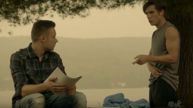 The black shorts worn by Thomas (Pierre-Luc Lafontaine) in Jeremiah (S01E25)