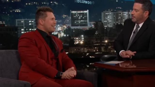 Red Pants worn by the Miz on Jimmy Kimmel Live! August, 7 2019