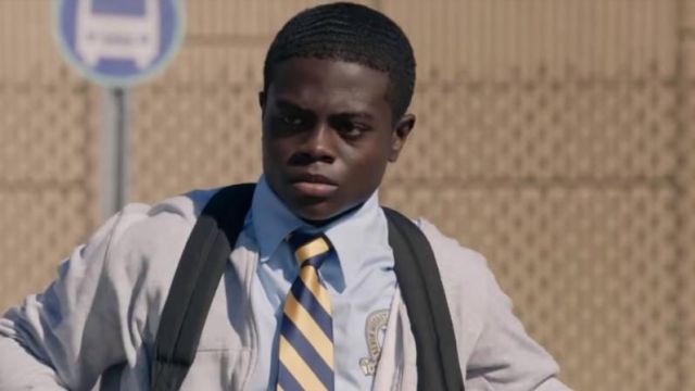 Po­lice Of­fi­cer Uniform Shirt worn by David (Akili McDowell) in David Makes Man (S01E01)