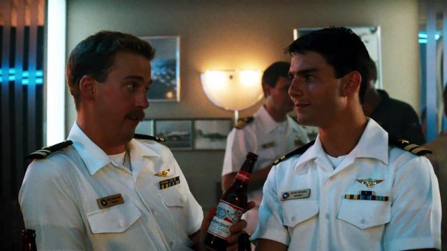 Budweiser Beer Drank By Goose Anthony Edwards In Top Gun Spotern
