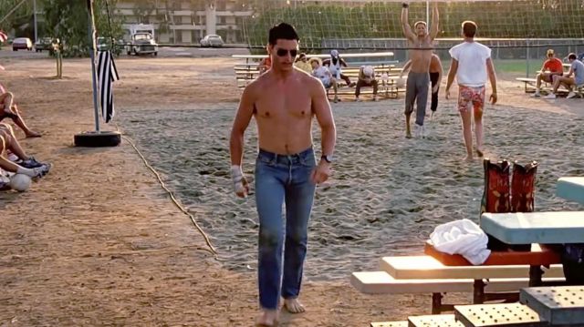 Levi's jeans portés par Maverick (Tom Cruise) dans Top Gun