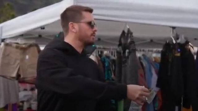 Prada black nylon gabardine jacket with hood worn by in Flip It Like Disick Season 1 Episode 5 Himself (Scott Disick) Flip It Like Disick (S01E05)