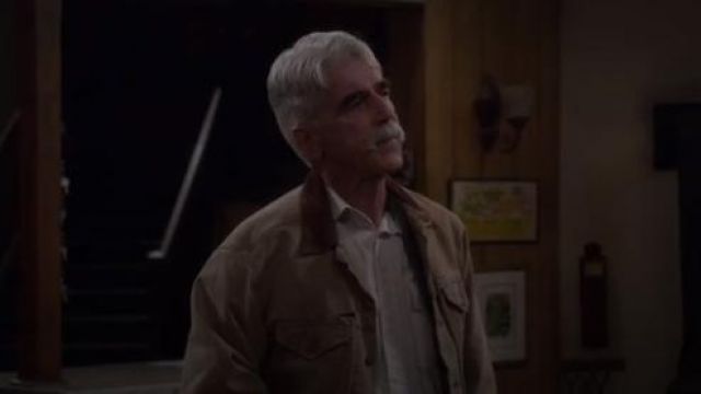 Carhartt tan Duck Detroit Blanket Lined Jacket worn by Beau Bennett (Sam Elliott) in The Ranch Season 4 Episode 2
