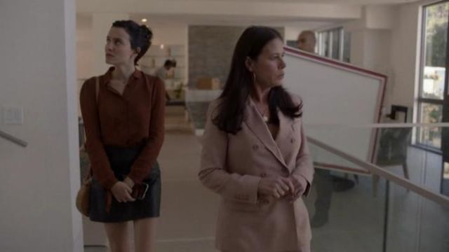 Topshop Black Quilted Skirt worn by Whitney Solloway (Julia Goldani Telles) in The Affair Season 5 Episode 4