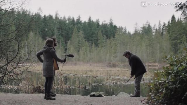 Microphone Gun used by Lia Haddock (Jessica Biel) in Limetown Season 1 Episode 1