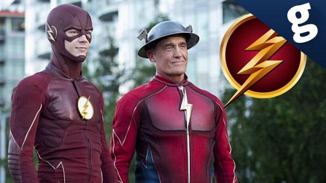 Emblème en forme d'éclair de Barry Allen (Grant Gustin) dans Flash (S01E02)