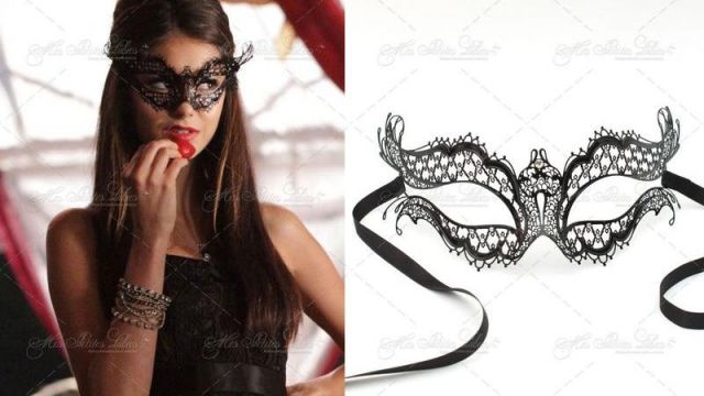 Venetian Mardi Gras Masquerade Mask worn by Elena Gilbert (Nina Dobrev) in  The Vampire Diaries