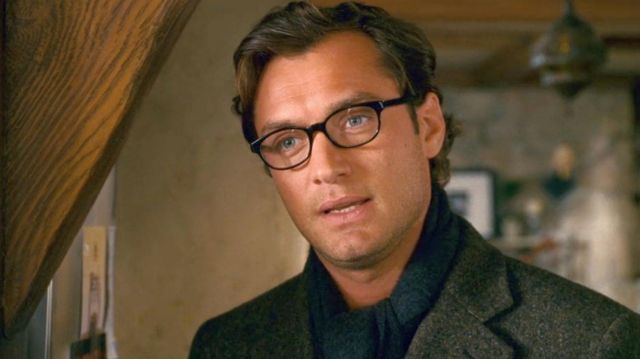 Las gafas oscuras que lleva Graham (Jude Law) en The Holiday