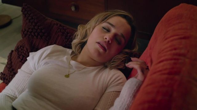 White T-Shirt worn by Kate (Emilia Clarke) in Last Christmas