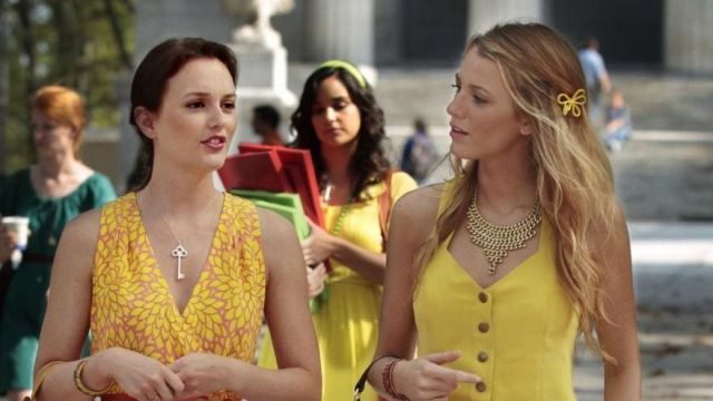 Le collier clef dorée de Blair Waldorf (Leighton Meester) dans Gossip Girl (S02E11)