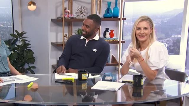 Rachel Comey Sambuco Top worn by Morgan Stewart on E! News September 20, 2019