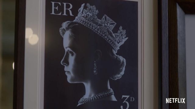British Royal Crown Rhinestone Tiara worn by Queen Elizabeth II (Claire Foy) in The Crown