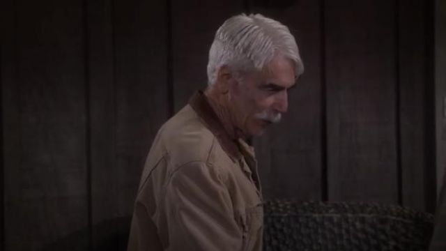 Carhartt Brown Duck Detroit Blanket Lined Jacket worn by Beau Bennett (Sam Elliott) in The Ranch Season 4 Episode 5