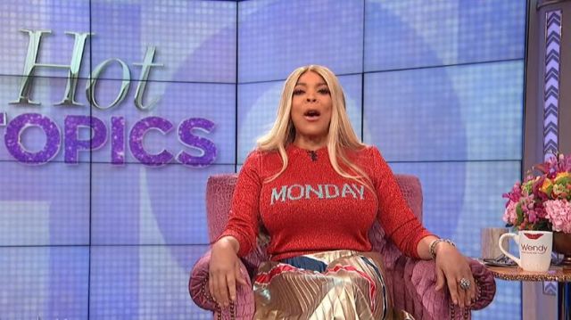 Alberta Ferretti Monday Knit Jumper worn by Wendy Williams on The Wendy Williams Show September 23, 2019