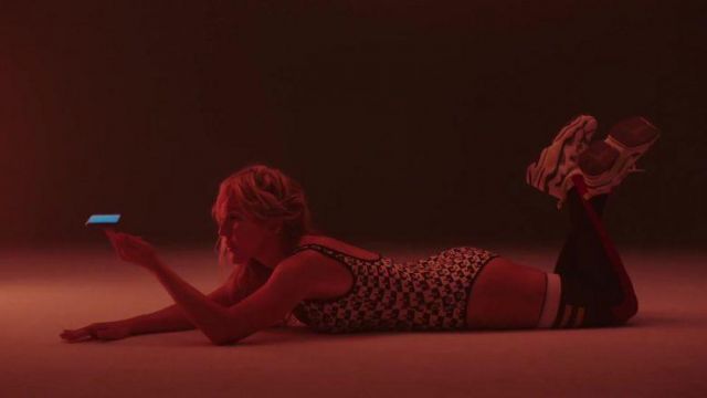 Fendi swimsuit worn by Ellie Goulding in her Hate Me music video with Juice WRLD