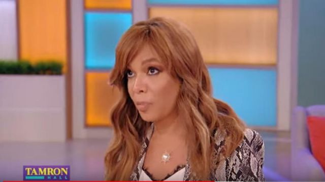 Alice + Olivia richie snake print cotton blend jacket worn by Sunny Hostin on Tamron Hall September 24, 2019