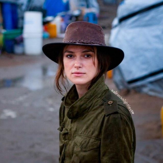 The Stetson suede brown worn by Keira Knightley on the account Instagram of @keiracknightleys 
