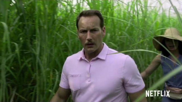 Light Pink Polo Shirt worn by Ross Humboldt (Patrick Wilson) in In the Tall Grass