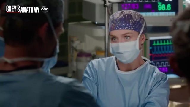 Surgical Face Mask used by Dr. Amelia Shepherd (Caterina Scorsone) in Grey's Anatomy Season 16