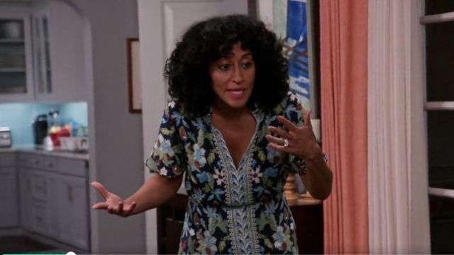 Tory Burch Floral mai dress worn by Rainbow Johnson (Tracee Ellis Ross) in  black-ish Season 02 Episode 22 | Spotern