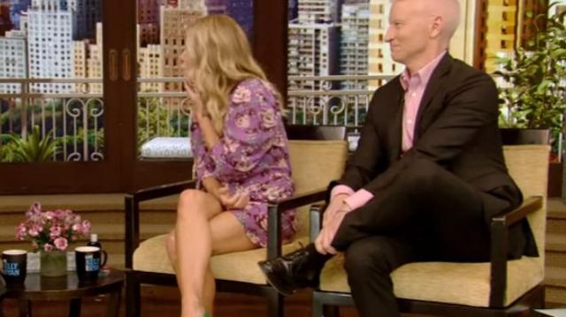 Magda Butrym Faro Dress worn by Kelly Ripa on LIVE with Kelly and Ryan October 2, 2019