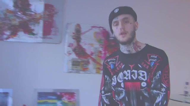 Marcelo Burlon County of Milan sweatshirt worn by Lil Peep in his No respect freestyle music video