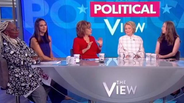 Reiss Ray Pleated Dress worn by Abby Huntsman on The View October 3, 2019