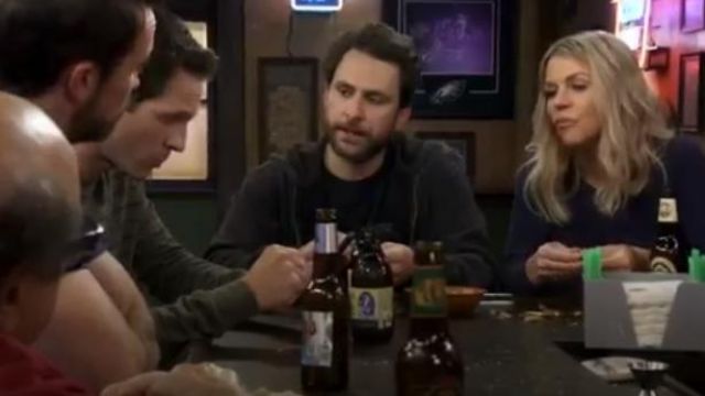 Taylormade black t shirt worn by Charlie Kelly (Charlie Day) in It's Always Sunny in Philadelphia Season 4 Episode 2