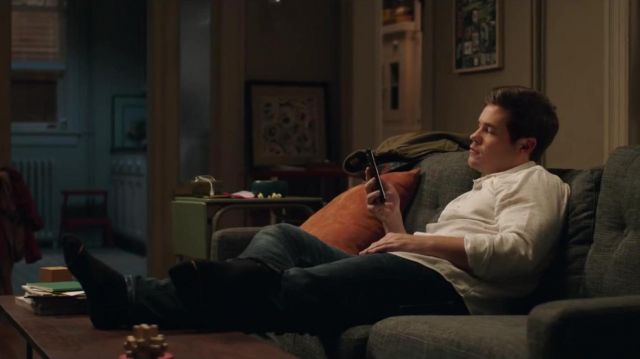 Purple Brand Holo Slim-Fit Monogram Jacquard Jeans worn by Kelvin Gemstone  (Adam DeVine) as seen in The Righteous Gemstones (S03E09)