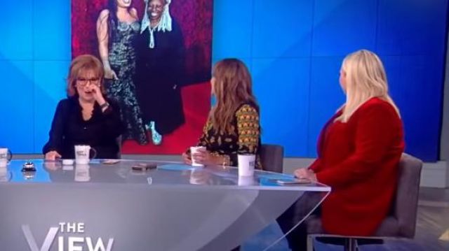 Scoop at Wallmart Scoop Blouson Sleeve Maxi Dress worn by Sunny Hostin on The View October 8, 2019