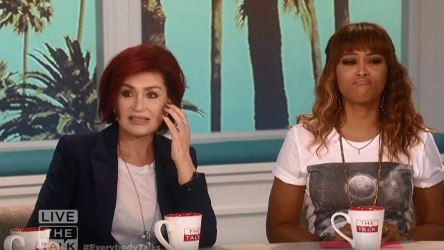 Zadig & Voltaire Viva Blazer worn by Sharon Osbourne as seen on The Talk October 11, 2019