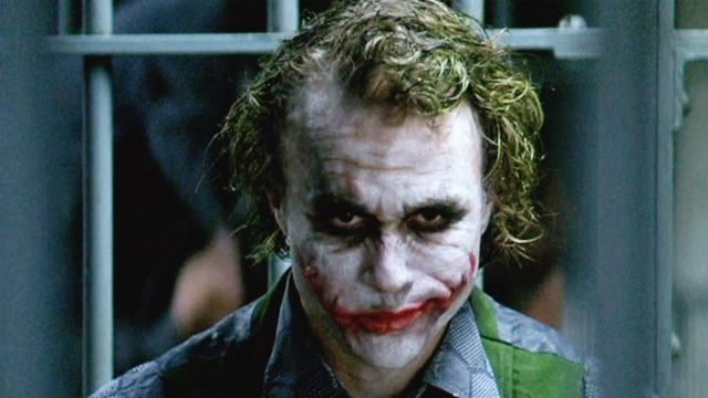 The replica of the wig green Joker (Heath Ledger) in The Dark Knight : The black Knight