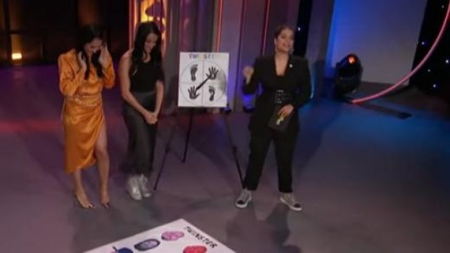 Zapatillas iridiscentes P448 usadas por Lilly Singh en A Little Late with Lilly Singh 11 de octubre de 2019