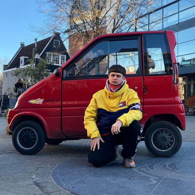 Tommy Hilfiger Colorblocked Pullover Windbreaker Jacket worn by Oliver Tree on his Instagram account @olivertree