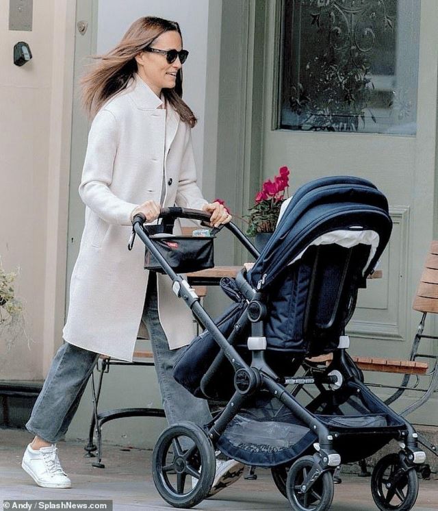 Jimmy Choo Miami Sneakers worn by Pippa Middleton London October 15, 2019