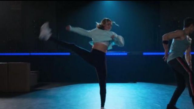 Alo Yoga Black Interlace Leggings worn by Patty Bladell (Debby Ryan) in Insatiable Season 2 Episode 6