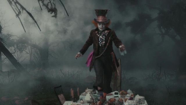 Chapelier fou déguisement  de Mad Hatter Johnny Depp dans le film Alice au pays des merveilles 