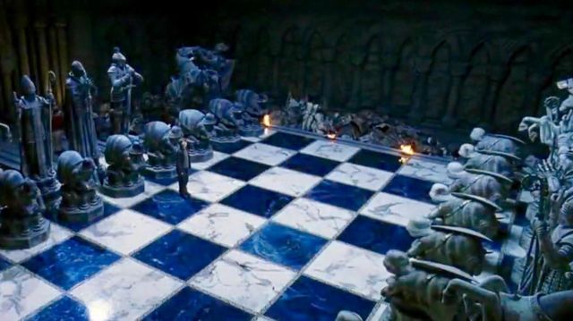 The chess game in Harry Potter and the sorcerer's stone
