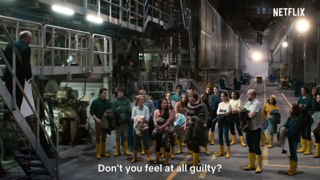 Yellow rain boots in We Are The Wave Season 1