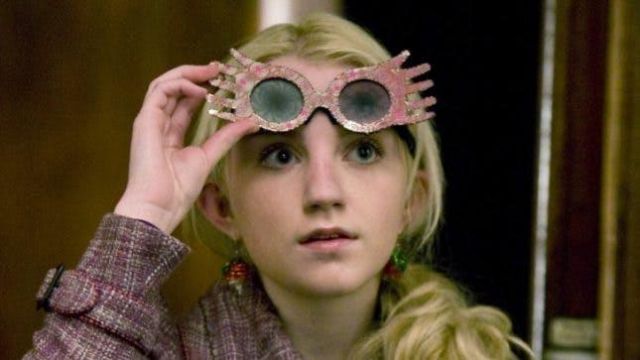 The glasses Luna Lovegood in Harry Potter and the Order of the Phoenix