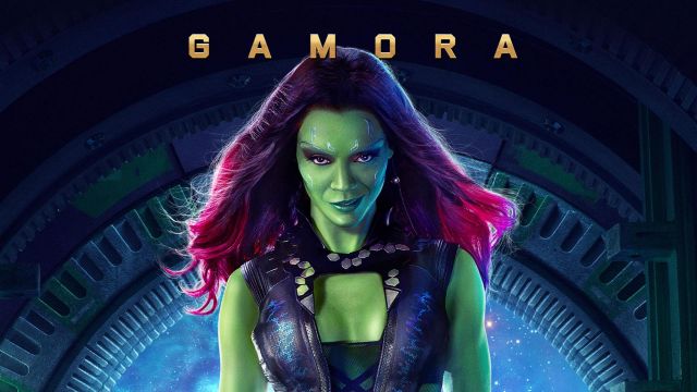 Costume Gamora worn by Gamora Zoe Saldana in the movie Guardians of the Galaxy 
