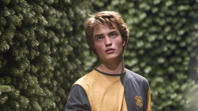 The pull of the tournament of the 3 witches of Cedric Diggory (Robert Pattinson) in Harry Potter and the goblet of fire