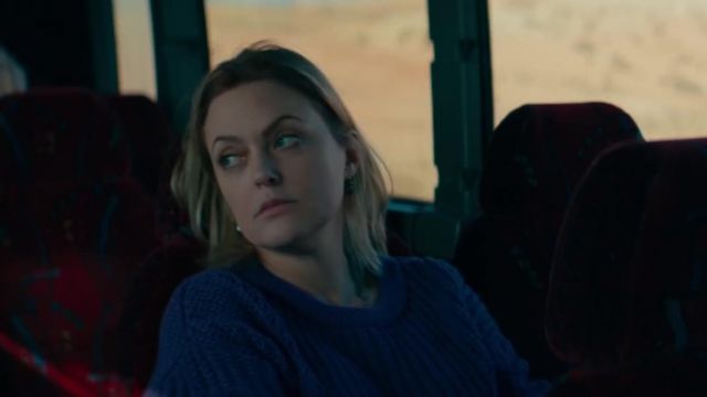 Blue Sweater worn by Diane Spring (Elaine Hendrix) in Adopt a Highway