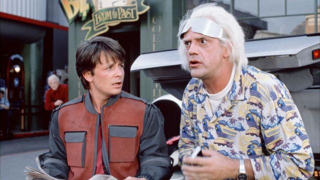 La réplique de la veste de Marty McFly (Michael J. Fox) dans Retour vers le futur II