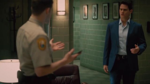 Blue Suit Pant worn by Scott Connor (Steven Pasquale) in American Son