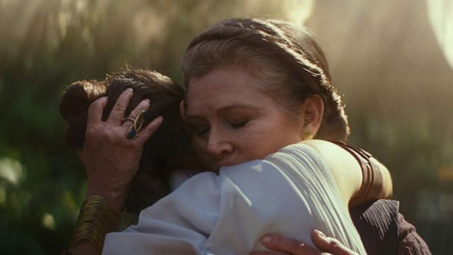 La bague portée par Leia Organa (Carrie Fisher) dans Star Wars: The Rise of Skywalker